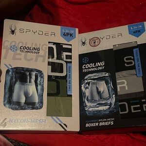 Spyder Men's Boxer Briefs (2)4-Pack s bundle